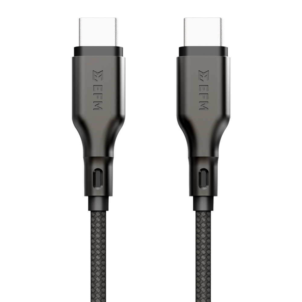 EFM USB-C TO USB-C CABLE 1M WITH ARAMID FIBRE REINFORCEMENT