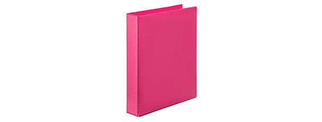 MARBIG PINK A4 INSERT BINDER - 400 PAGES, 38MM RINGS