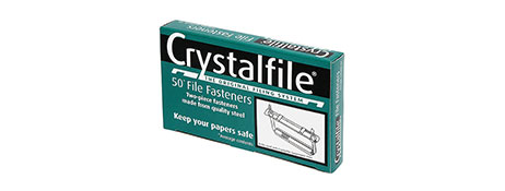 CRYSTALFILE STEEL FILE FASTENERS FOR SUSPENSION FILES