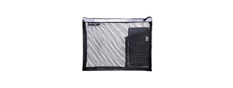 GENERIC/UNSPECIFIED MANUFACTURER SUPER STURDY STORAGE POUCH WITH MICRO-MESH VIEWING PANEL