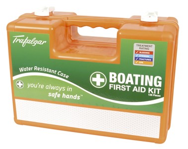 UNSPECIFIED MANUFACTURER WATERPROOF HARD PLASTIC FIRST AID KIT WITH 126 ITEMS