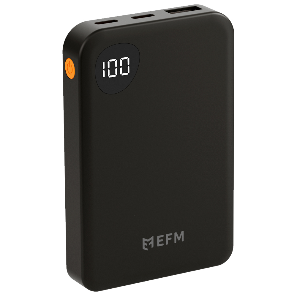 EFM 5000MAH ESSENTIAL POWER BANK WITH DIGITAL DISPLAY