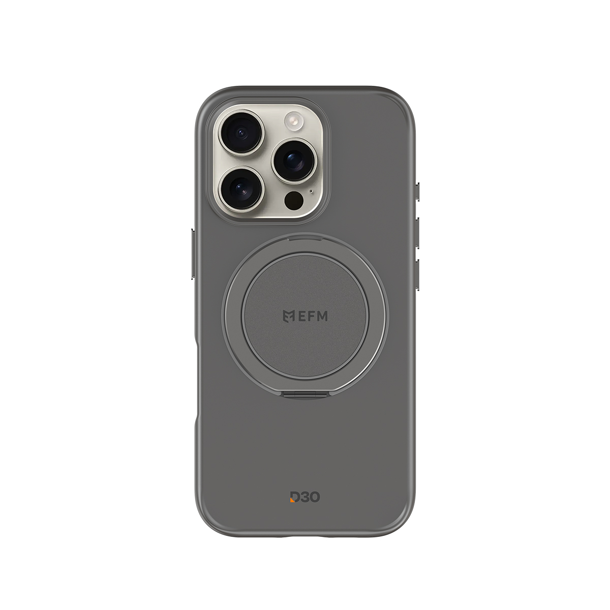 EFM ALTA D3O BIO CASE FOR IPHONE 16 PRO MAX - TITANIUM GREY