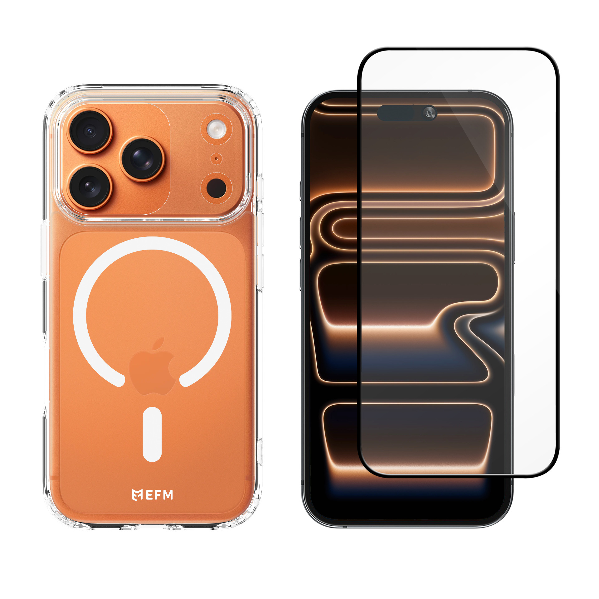 EFM IPHONE 17 PRO CASE & SCREEN ARMOUR 2-IN-1 BUNDLE