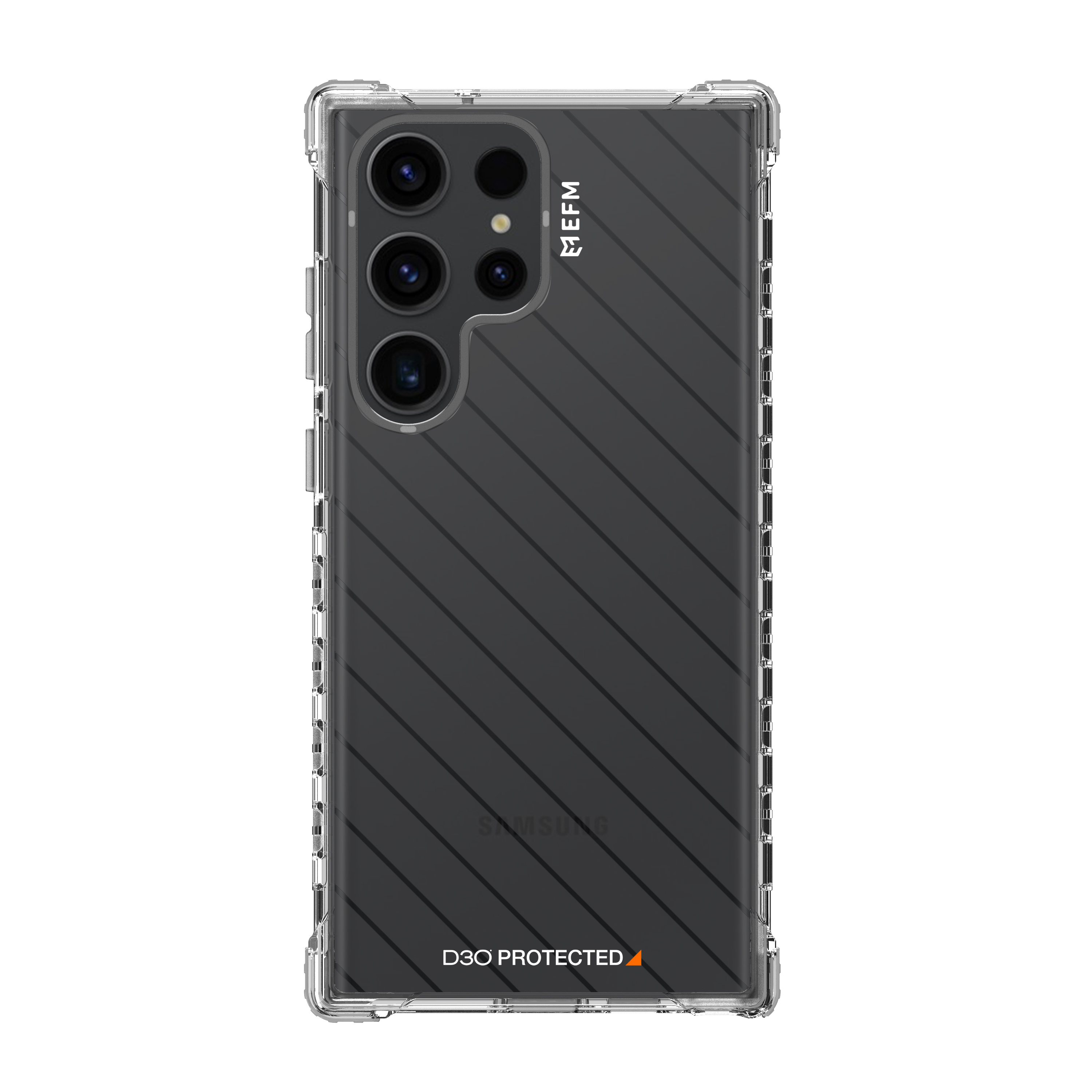 EFM DAKAR CASE ARMOUR FOR SAMSUNG S23 ULTRA - CRYSTAL CLEAR