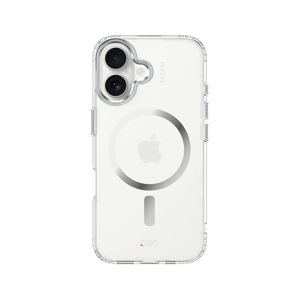 EFM VOLTA D3O BIO CASE FOR IPHONE 16 PLUS - CLEAR PROTECTION