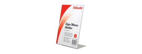 ESSELTE A5 SLANTED MENU HOLDER FOR CLEAR DISPLAY