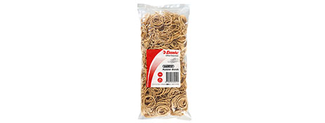 ESSELTE SIZE 14 RUBBER BANDS, 500G BAG - STRONG & RELIABLE