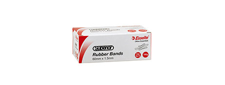 ESSELTE SIZE 16 RUBBER BANDS - 100G BOX FOR OFFICE & HOME