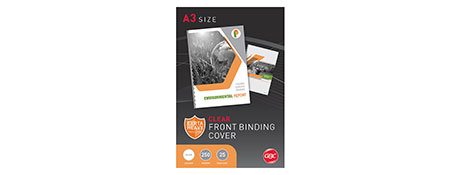 GBC PREMIUM PVC GLOSS BINDING COVERS FOR PROFESSIONAL REPORTS