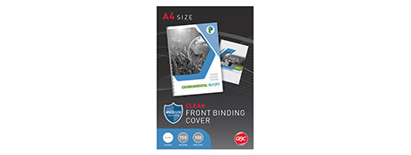 GBC PREMIUM PVC GLOSS BINDING COVERS FOR PROFESSIONAL DOCUMENTS
