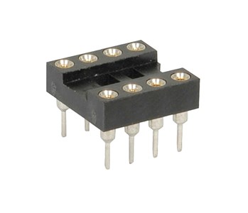 UNSPECIFIED MANUFACTURER HIGH-QUALITY GOLD INSERT MACHINED PIN CONNECTORS (8-PIN)