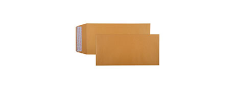 UNSPECIFIED MANUFACTURER GOLD POCKET ENVELOPES 305X150MM STRIP SEAL