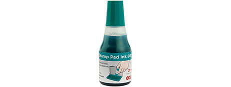 UNSPECIFIED MANUFACTURER GREEN WATER-BASED INK FOR FOAM/FELT PADS - 25ML