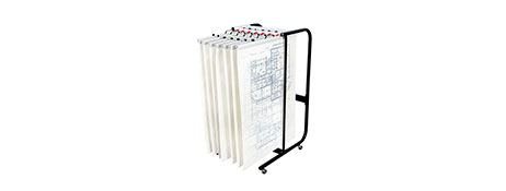 UNSPECIFIED MANUFACTURER LARGE FORMAT PLAN STORAGE TROLLEY FOR A0/B1 DRAWINGS