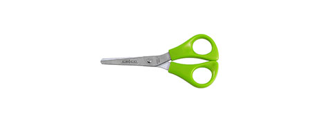 UNSPECIFIED MANUFACTURER KIDS' GREEN LEFT-HANDED SAFETY SCISSORS FOR SCHOOL