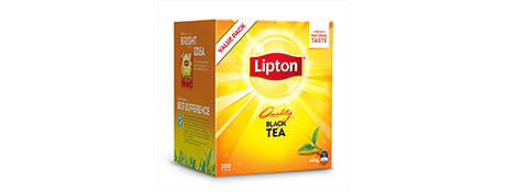 LIPTON QUALITY BLACK TEA BAGS - RICH TASTE FOR HOT OR ICED
