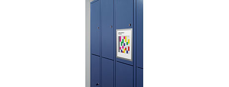 DURAFRAME MAGNETIC INFOFRAME FOR METAL SURFACES - SILVER