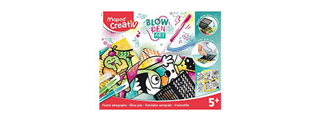 MAPED CREATIV BLOW PEN ART SET FOR KIDS & CRAFTING FUN