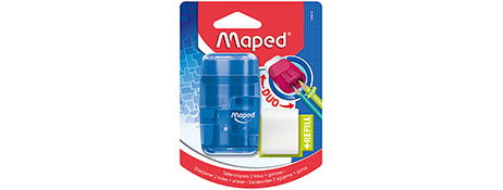 MAPED ASSORTED PENCIL SHARPENER WITH PROTECTIVE CASE