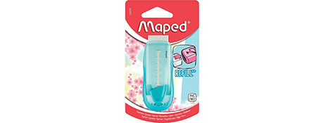 MAPED PVC-FREE ERASER WITH PROTECTIVE COVER FOR CLEAN ERASING