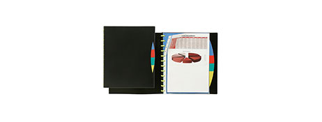 MARBIG A4 REFILLABLE DISPLAY BOOK WITH KWIK ZIP ACTION