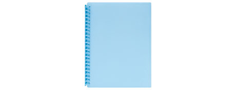 MARBIG BLUE REFILLABLE A4 DISPLAY BOOK WITH 20 POCKETS