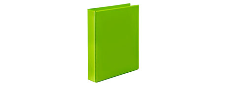 MARBIG A4 400 PAGE LIME INSERT BINDER - DURABLE FILING
