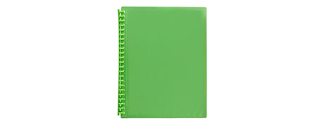 MARBIG LIME REFILLABLE DISPLAY BOOK FOR DOCUMENT STORAGE