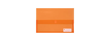 MARBIG ORANGE POLYPICK DOCUMENT WALLET - 250 PAGES
