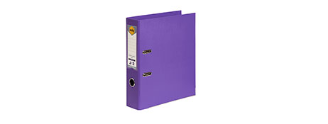 MARBIG EARTH FRIENDLY PURPLE A4 LEVER ARCH FILE - 75MM