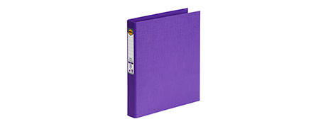 MARBIG EARTH FRIENDLY A4 PURPLE PE RING BINDER (200 PAGES)