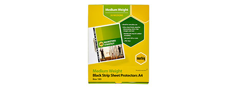 MARBIG 50 MICRON SHEET PROTECTORS FOR ARCHIVING & PRESENTATION