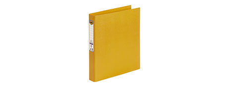 MARBIG EARTH FRIENDLY A4 YELLOW PE RING BINDER (200 PAGES)