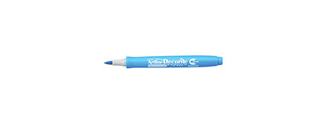 UNSPECIFIED MANUFACTURER METALLIC BLUE BRUSH TIP MARKER FOR GLASS, CARD & CRAFT