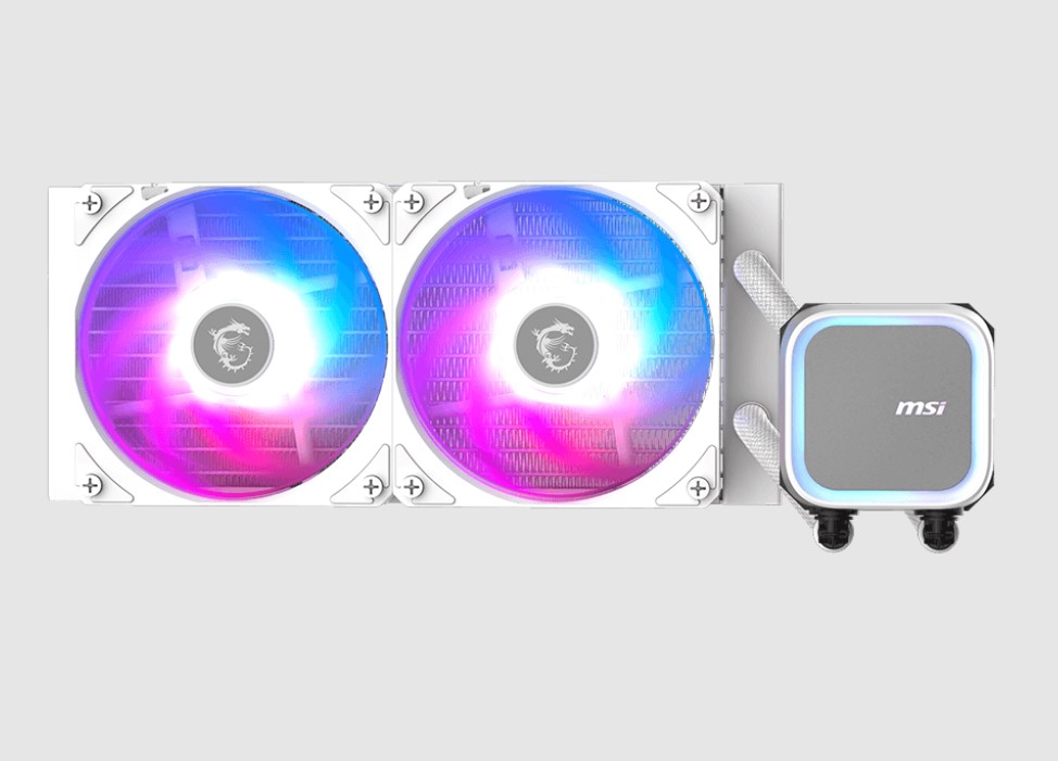 MSI MAG CORELIQUID A13 240MM WHITE AIO LIQUID COOLER