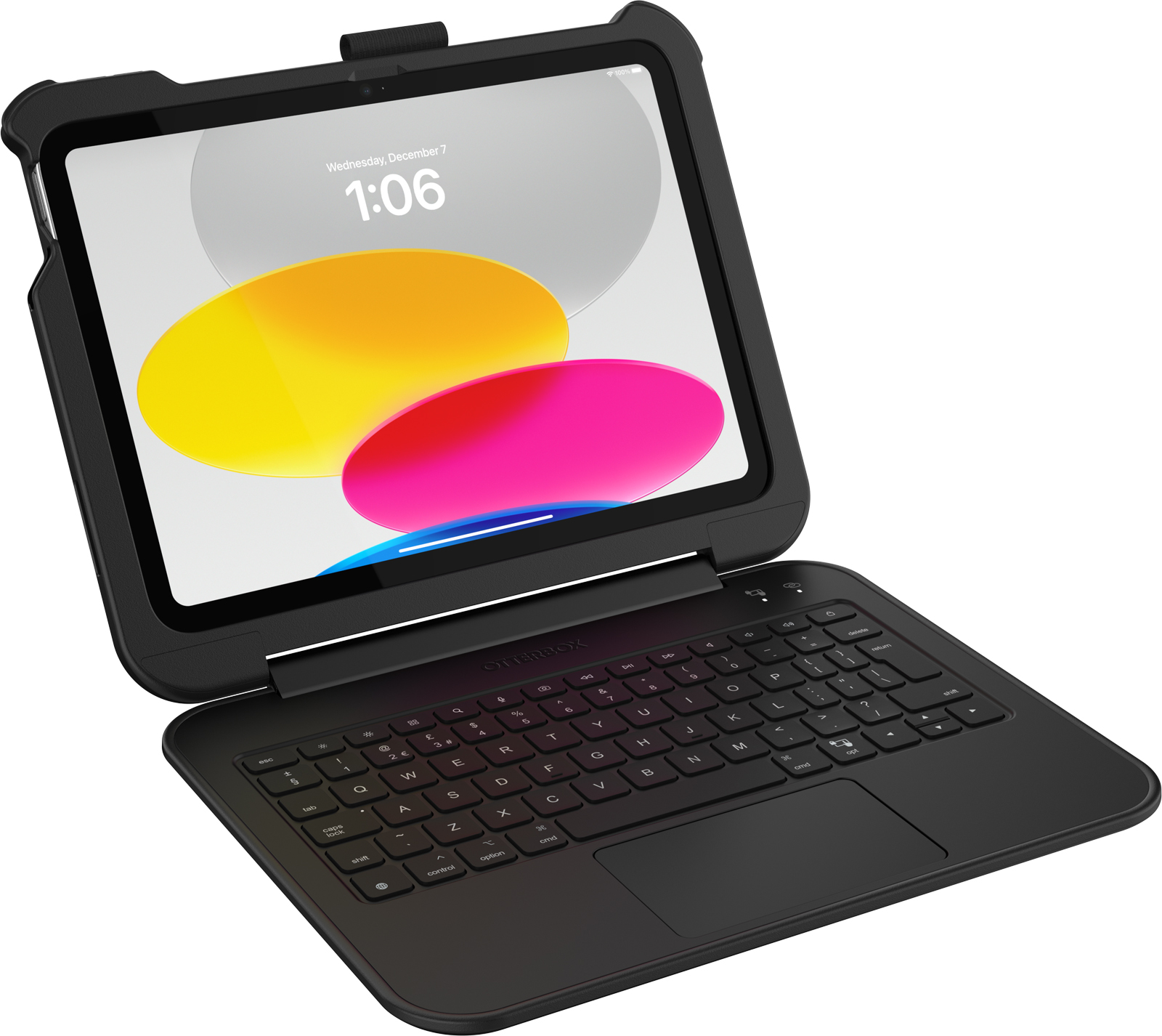OTTERBOX ACHIEVER KEYBOARD CASE FOR IPAD 10TH GEN 10.9" BLACK