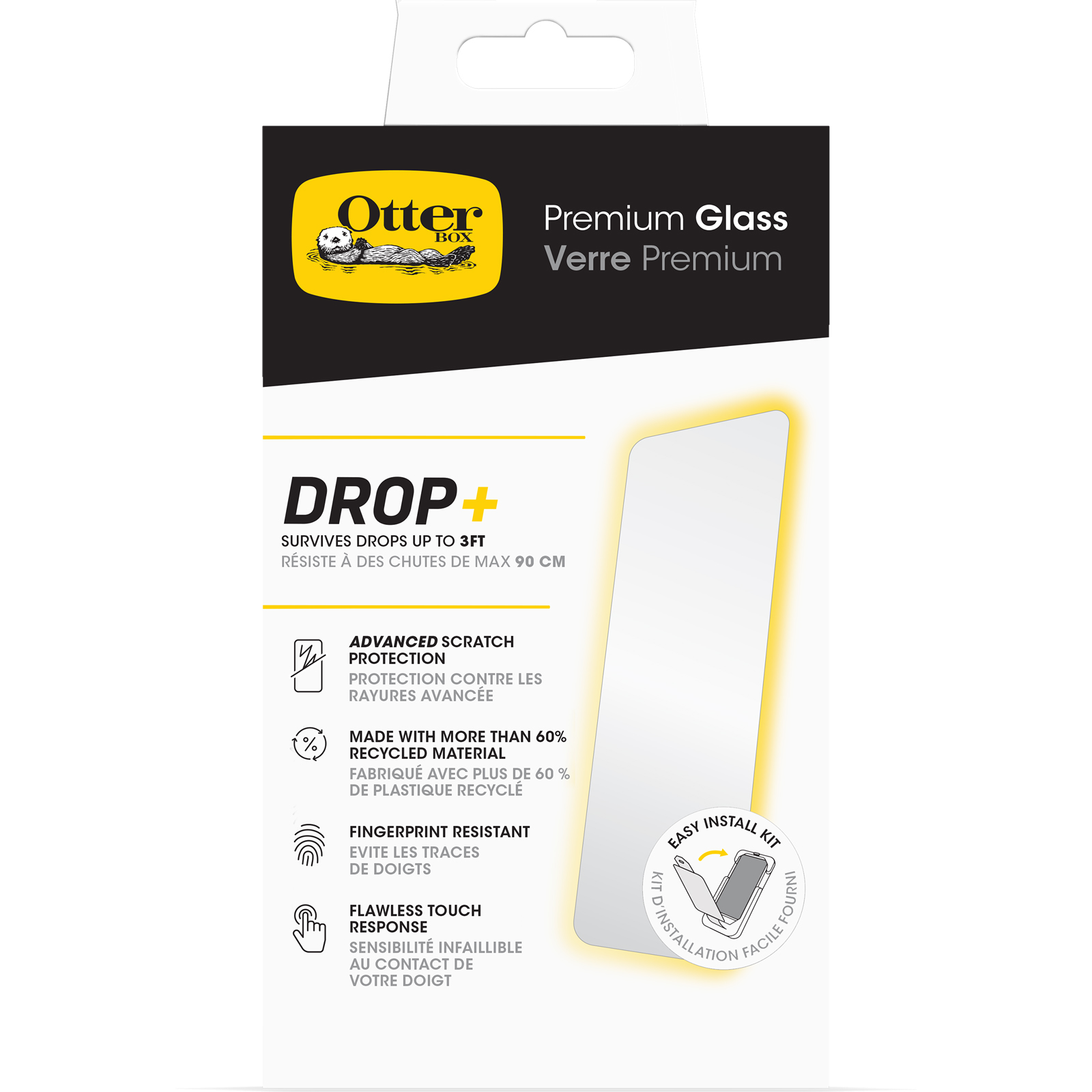 OTTERBOX PREMIUM GLASS SCREEN PROTECTOR FOR IPHONE 16 PRO