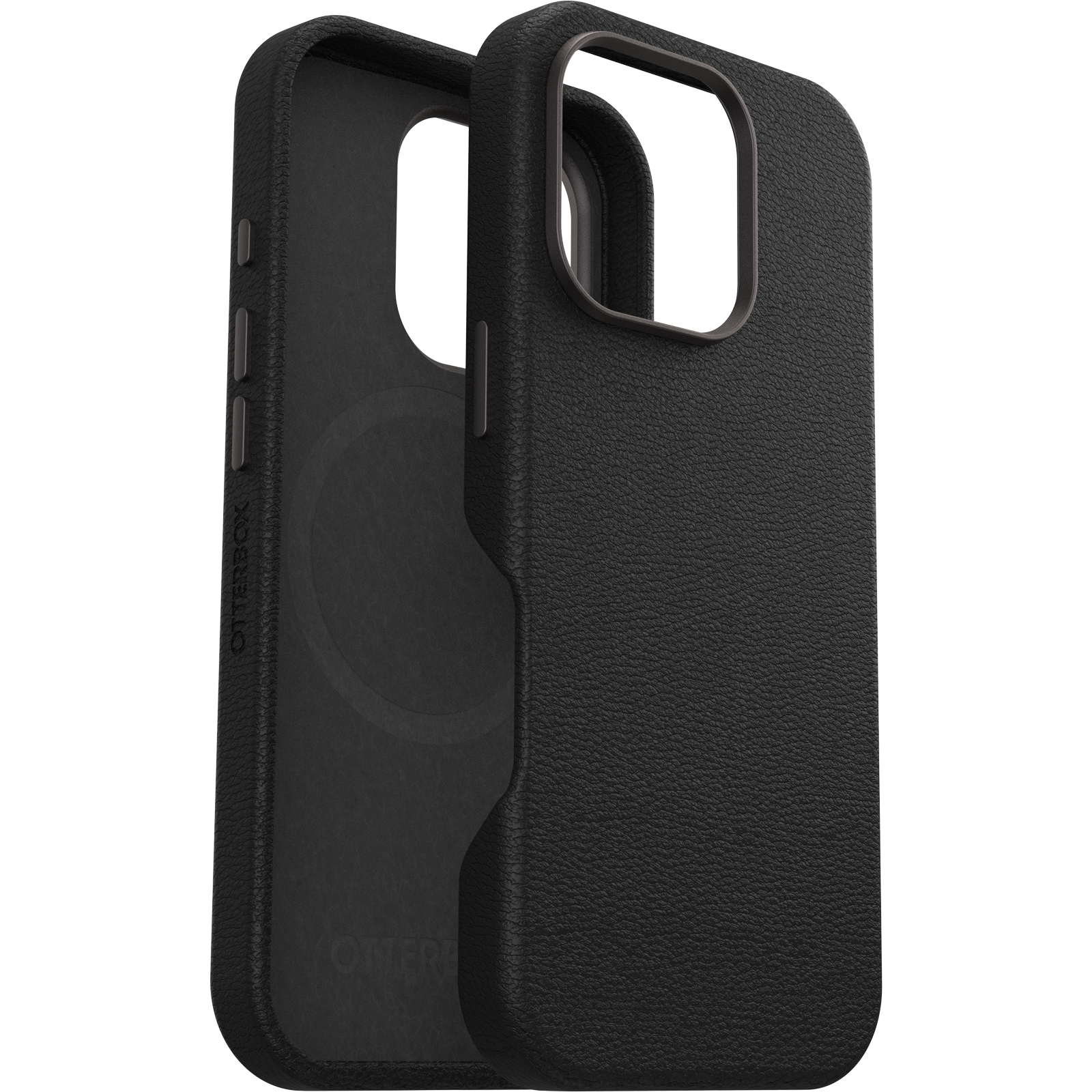 OTTERBOX SYMMETRY CACTUS LEATHER CASE FOR IPHONE 16 PRO - NOIR ASH