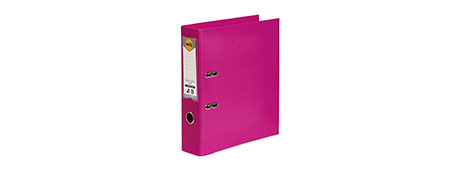 MARBIG PINK A4 LEVER ARCH FILE - 75MM CAPACITY