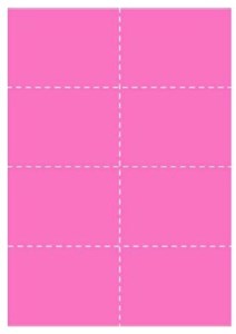 UNKNOWN MANUFACTURER PINK A4 PERFORATED PAPER (8X7) - 40 SHEET PACK