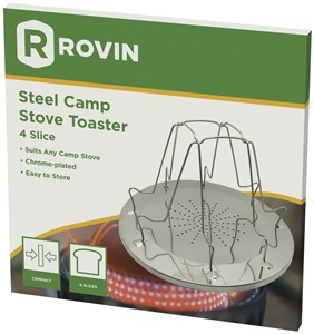 UNKNOWN MANUFACTURER PORTABLE CAMPING TOASTER FOR PERFECT CAMPSITE BREAKFASTS