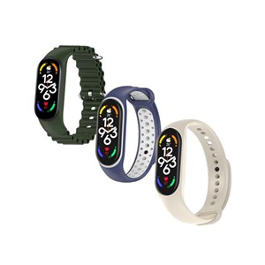 GENERIC ACCESSORY BRAND SILICONE STRAP VARIETY PACK FOR QC3113 SMART BAND