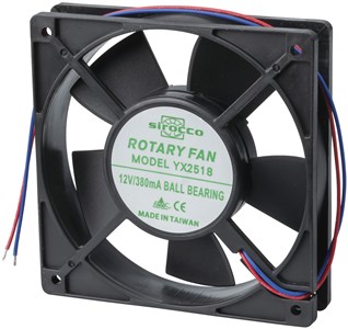 UNKNOWN MANUFACTURER QUIET 120MM DC COOLING FAN WITH 88CFM AIRFLOW