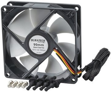 U... QUIET, HIGH-AIRFLOW COOLING FAN WITH HYDRO-DYNAMIC BEARINGS