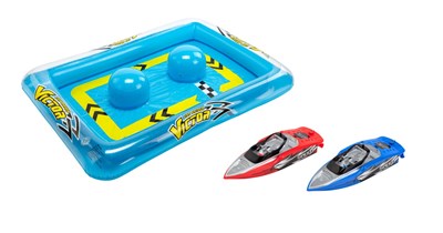 GENERIC TOY BRAND FUN REMOTE CONTROL BOATS WITH INFLATABLE POOL FOR GERALDTON FUN