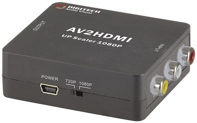 UNIVERSAL RCA TO HDMI CONVERTER: UPGRADE OLD AV TO 1080P QUALITY