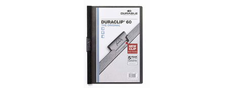 UNSPECIFIED MANUFACTURER DURABLE A4 BLACK BUSINESS FOLDER - 60 SHEET CAPACITY