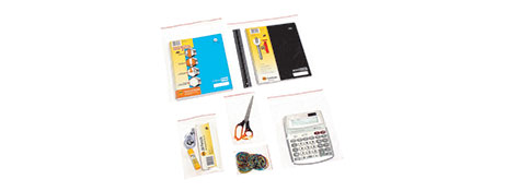 UNSPECIFIED MANUFACTURER RESEALABLE POLY BAGS FOR SMALL ITEM STORAGE & ORGANISATION