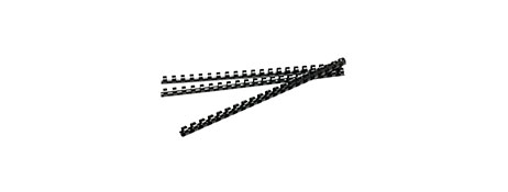 REXEL 6MM PLASTIC BINDING COMBS FOR PROFESSIONAL DOCUMENTS